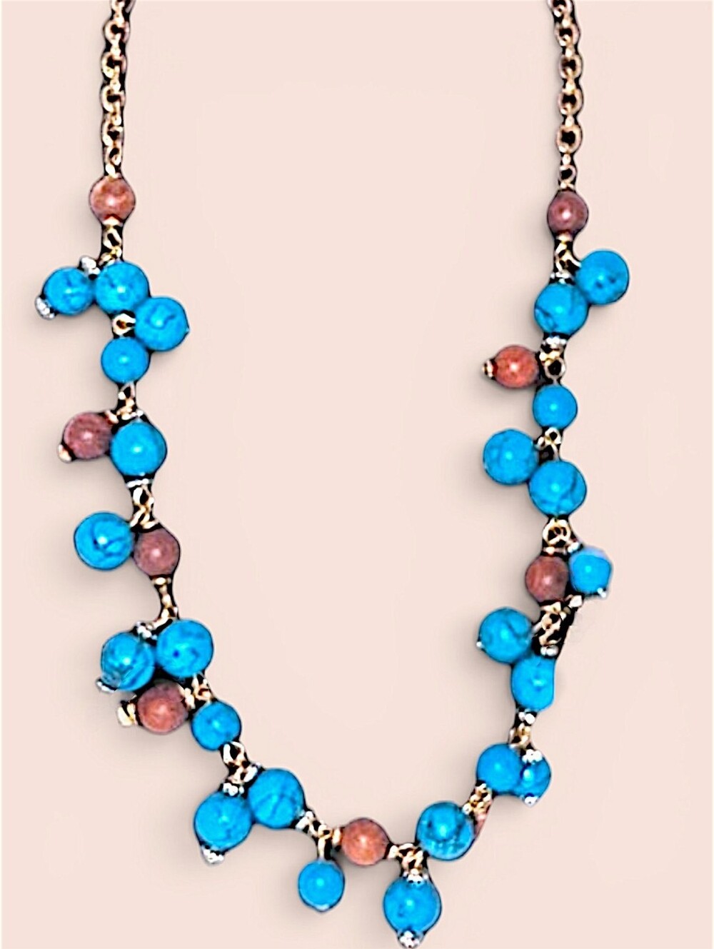 😎✨4/$20 Cloris Turquoise Color And Brow Necklace
